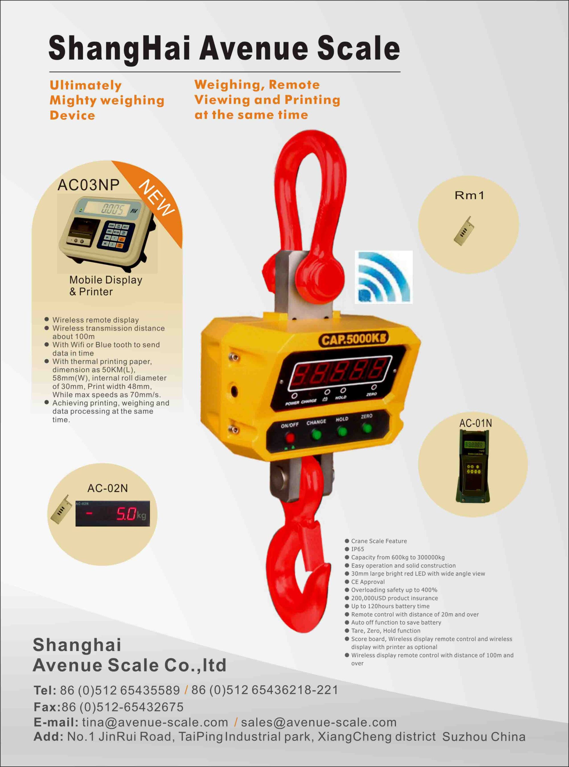 Electronic Crane Scale for Industry (GS-D) - Image 3