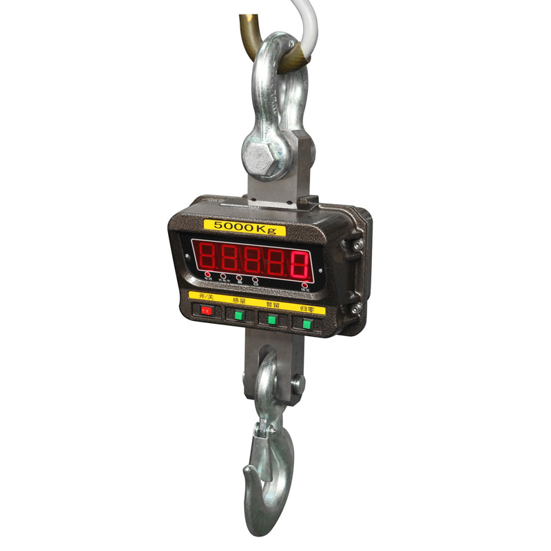 thumbnail interactive-video image 1 of MNM/Optima Crane Scale 3000lb X 0.5lb – S-Type Load Cell ST-3k With Digital Indicator – Ready To Use 1 of 2